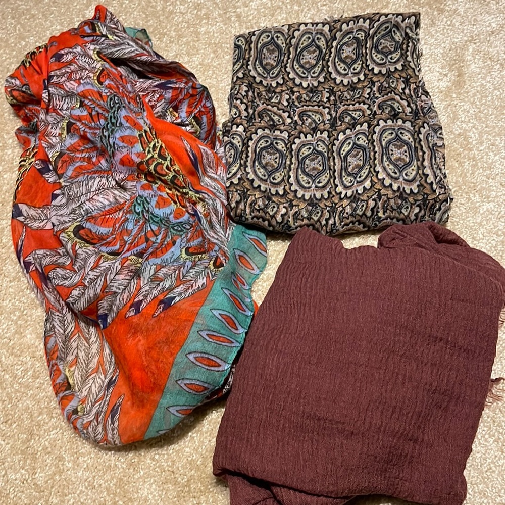 Set of 3 scarves